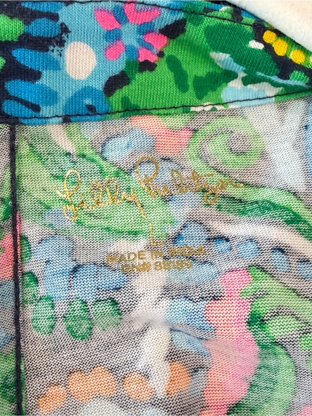 Lilly Pulitzer Cath Take Me to the Sea Print Cotton Shift Dress Large - Picture 7 of 9